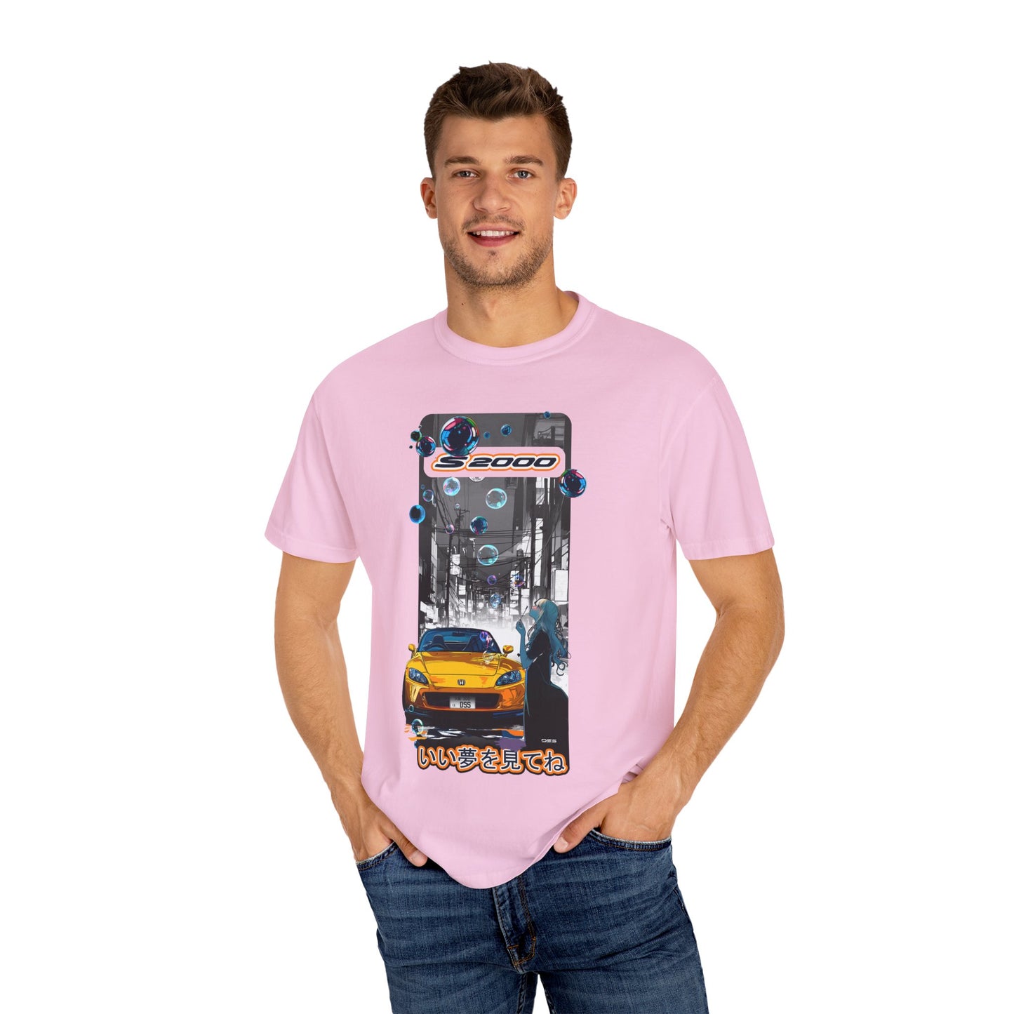 Honda S2000 SWEET DREAMS Graphic T-Shirt, Unisex Streetwear Tee, Vintage Aesthetic Shirt, Gift for Car Lovers, Cool Summer Fashion