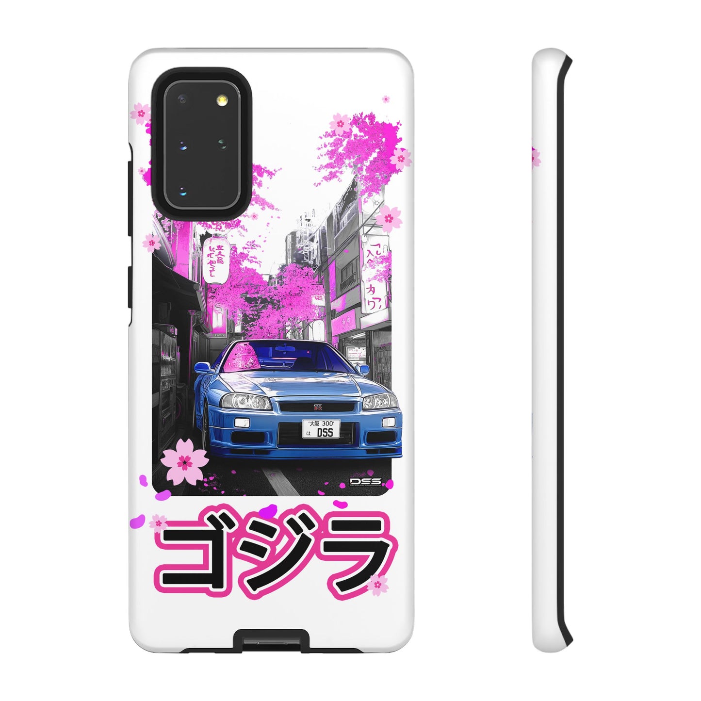 Nissan Skyline GT-R Sakura Rain Japan Nostalgic Car Phone Case - Tough Cases with Retro Vibe