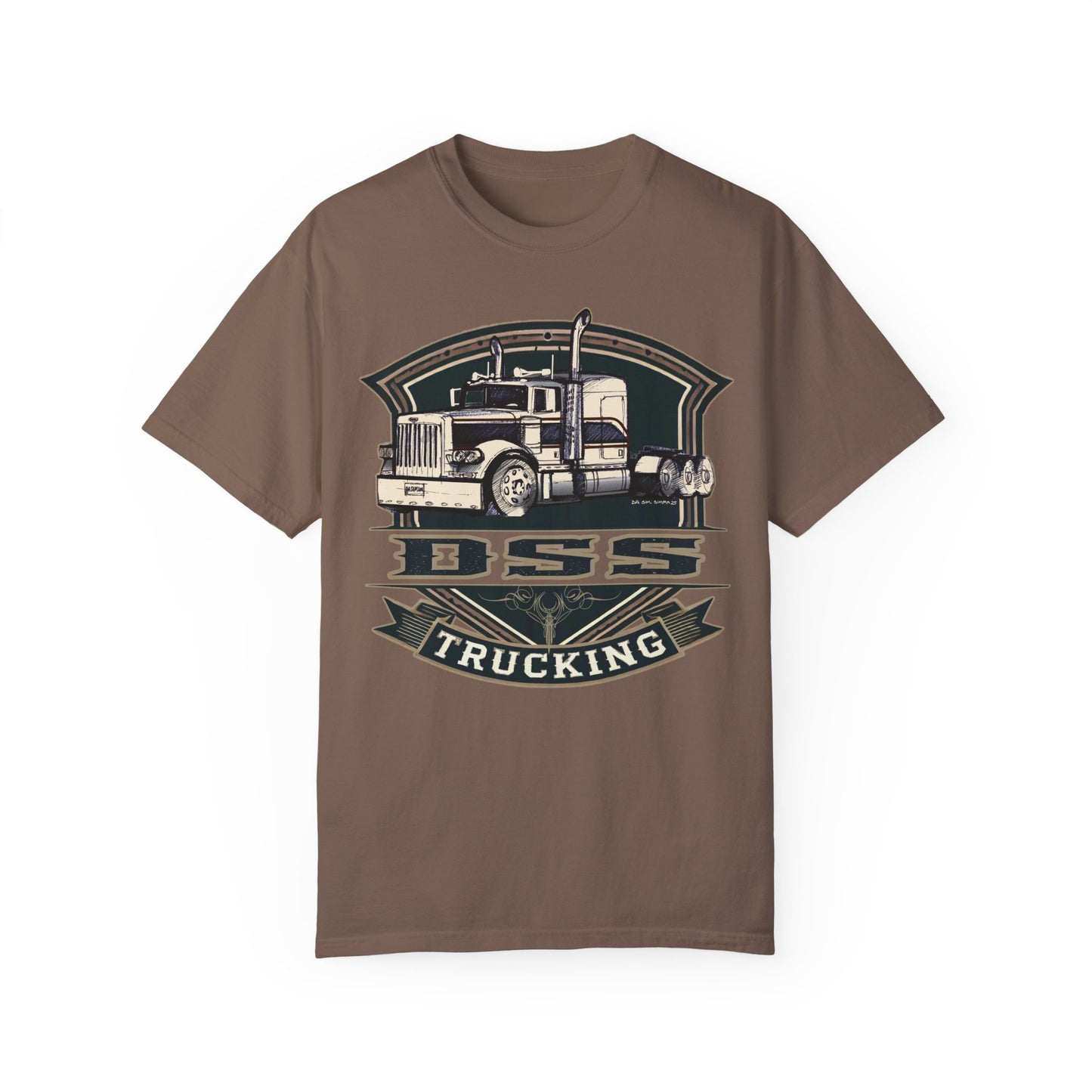 DSS Trucking Vintage T-Shirt | PETE MEMORIES | Perfect Gift for Truck Drivers, Casual Wear, Road Trip, Outdoor, Unisex Design