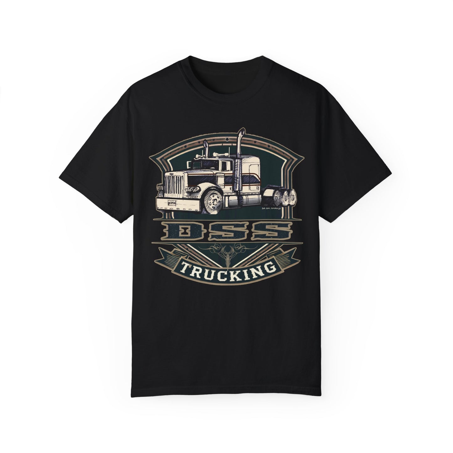 DSS Trucking Vintage T-Shirt | PETE MEMORIES | Perfect Gift for Truck Drivers, Casual Wear, Road Trip, Outdoor, Unisex Design