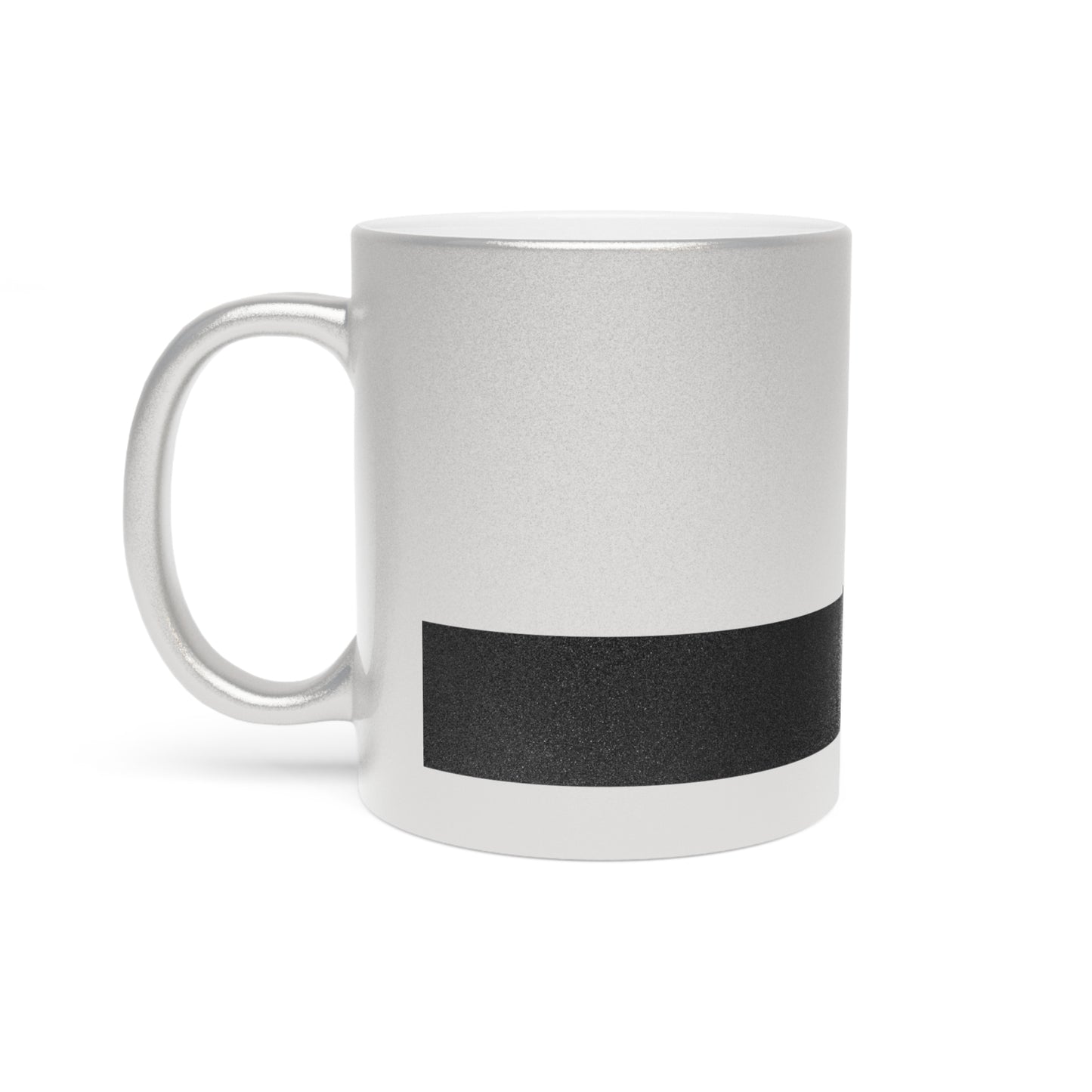DSS Metallic Mug - Modern Silver/Gold Drinkware, Stylish Coffee Cup for Home/Office, Perfect Gift
