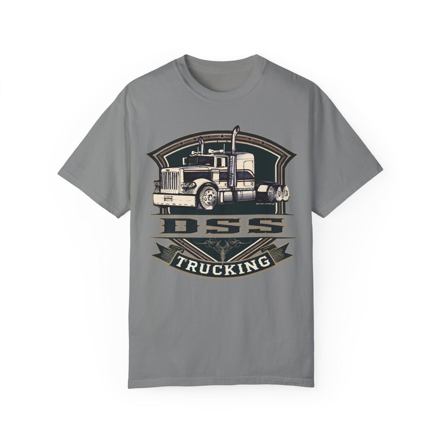 DSS Trucking Vintage T-Shirt | PETE MEMORIES | Perfect Gift for Truck Drivers, Casual Wear, Road Trip, Outdoor, Unisex Design