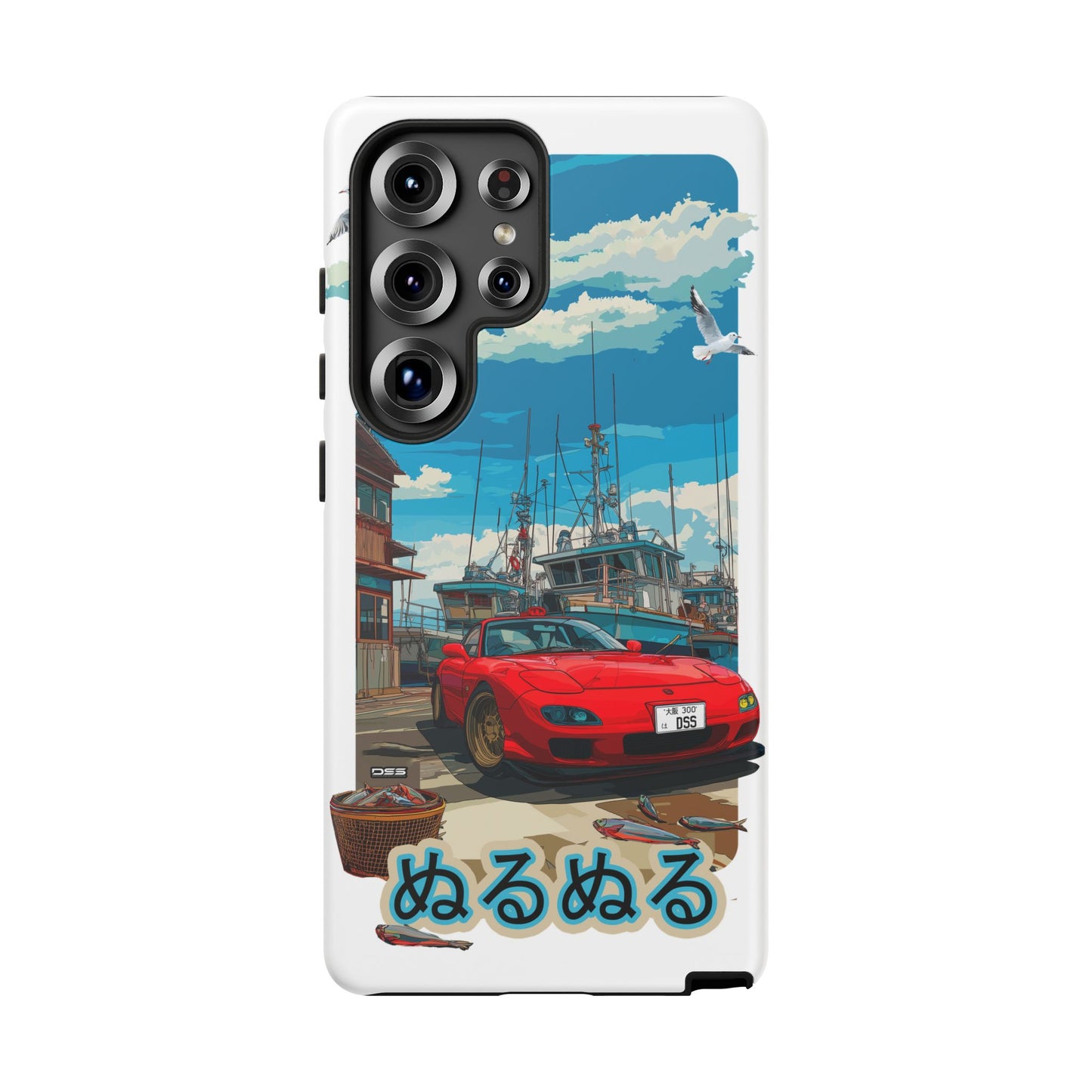 Mazda RX 7 Slippery Situation Nostalgic Car Phone Case - Tough Cases with Retro Vibe