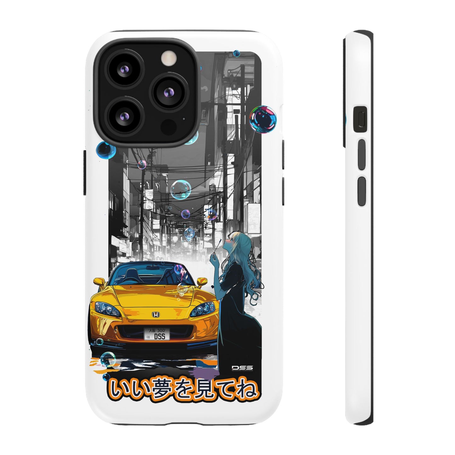 Honda S2000 SWEET DREAMS Nostalgic Car Phone Case - Tough Cases with Retro Vibe