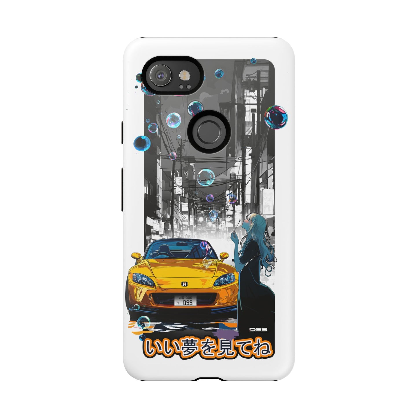 Honda S2000 SWEET DREAMS Nostalgic Car Phone Case - Tough Cases with Retro Vibe