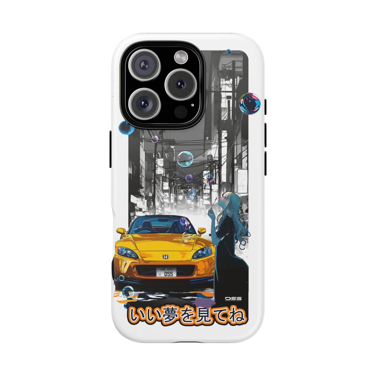 Honda S2000 SWEET DREAMS Nostalgic Car Phone Case - Tough Cases with Retro Vibe