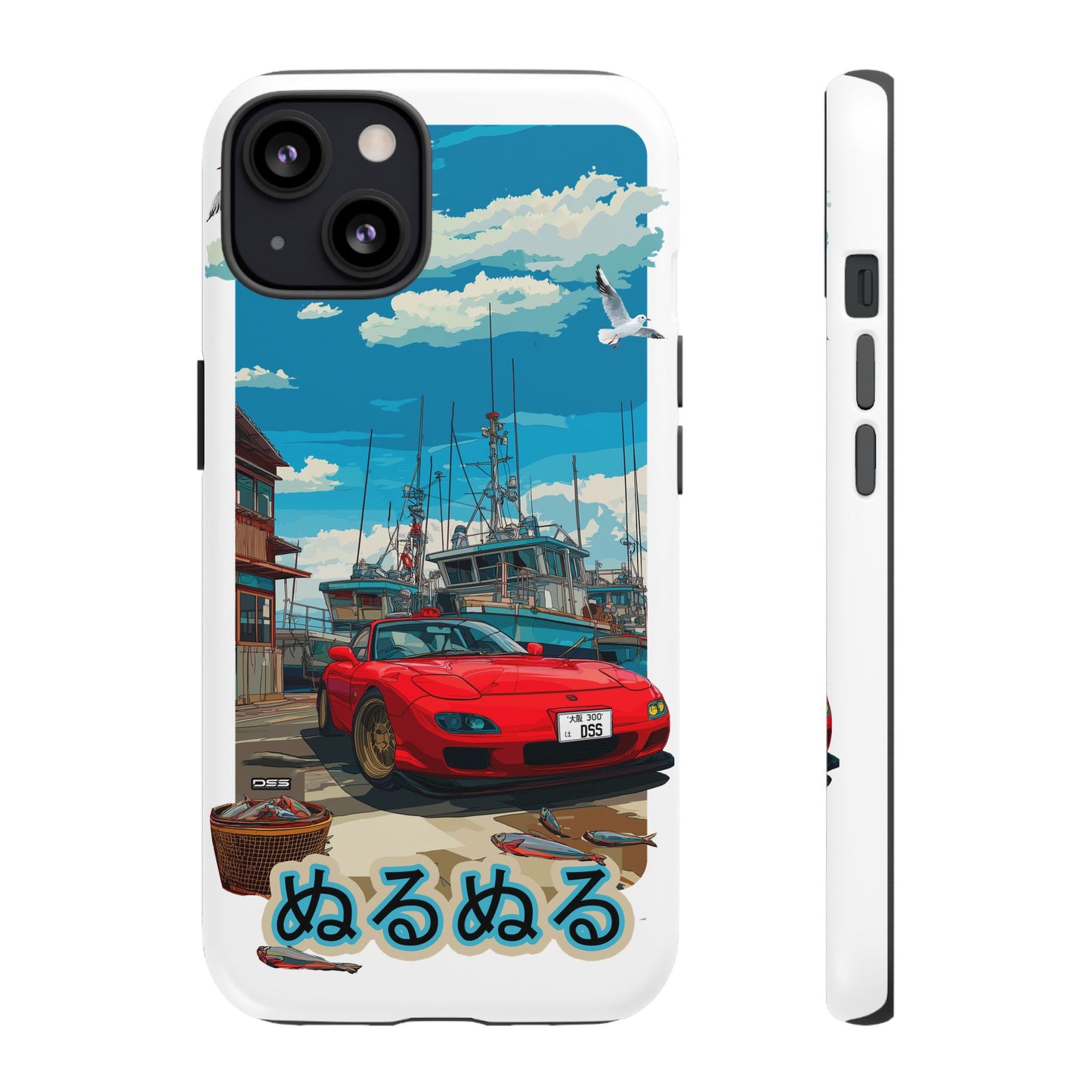 Mazda RX 7 Slippery Situation Nostalgic Car Phone Case - Tough Cases with Retro Vibe