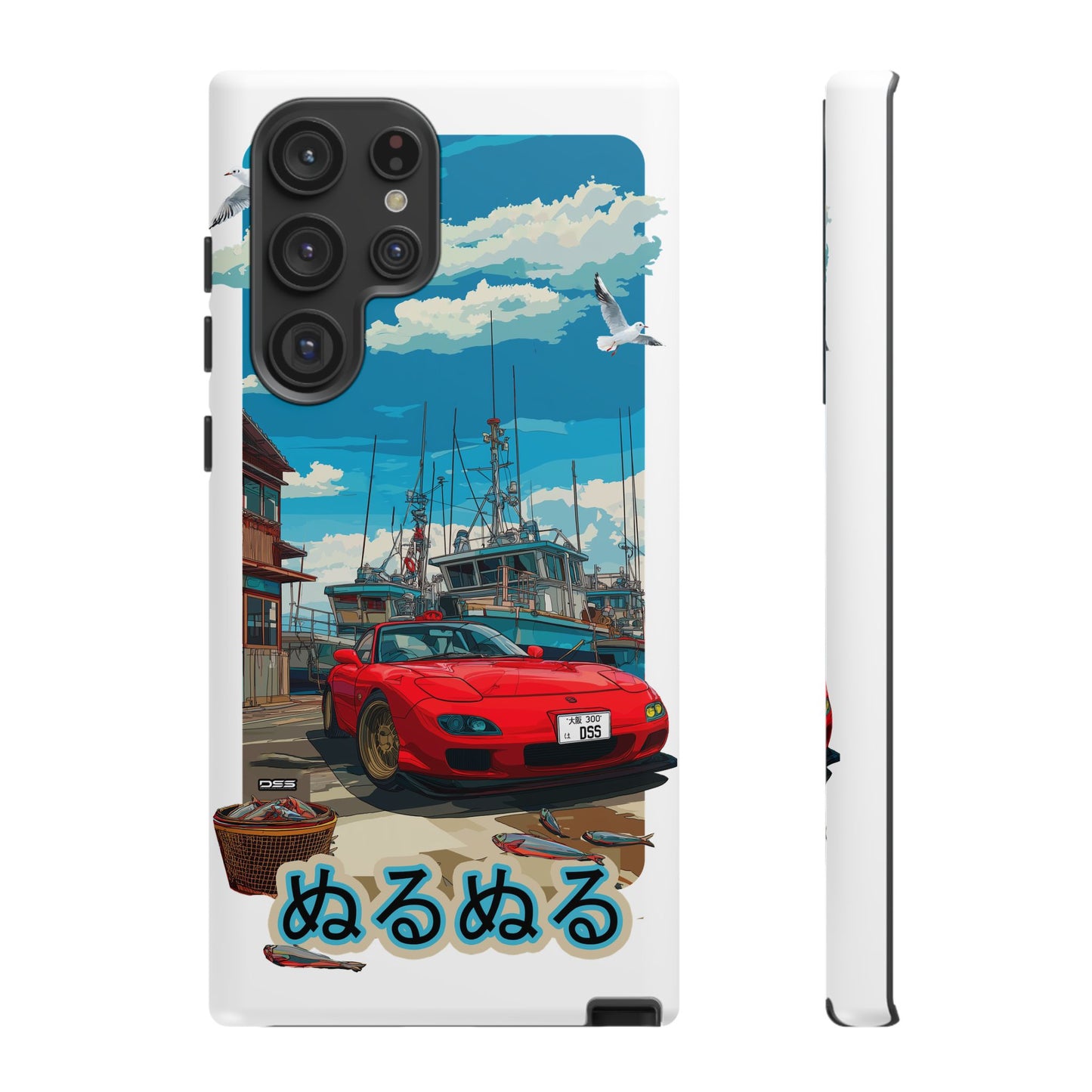Mazda RX 7 Slippery Situation Nostalgic Car Phone Case - Tough Cases with Retro Vibe