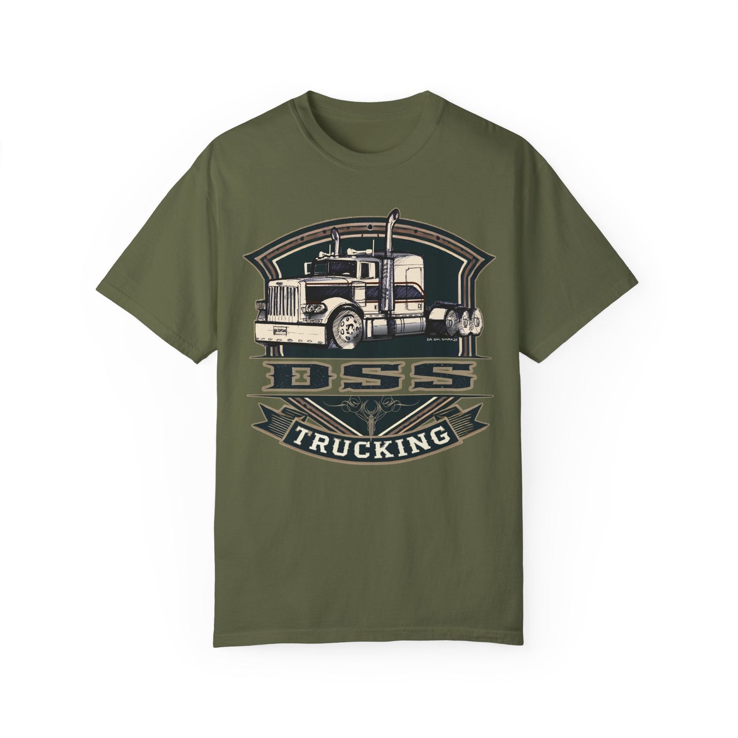 DSS Trucking Vintage T-Shirt | PETE MEMORIES | Perfect Gift for Truck Drivers, Casual Wear, Road Trip, Outdoor, Unisex Design