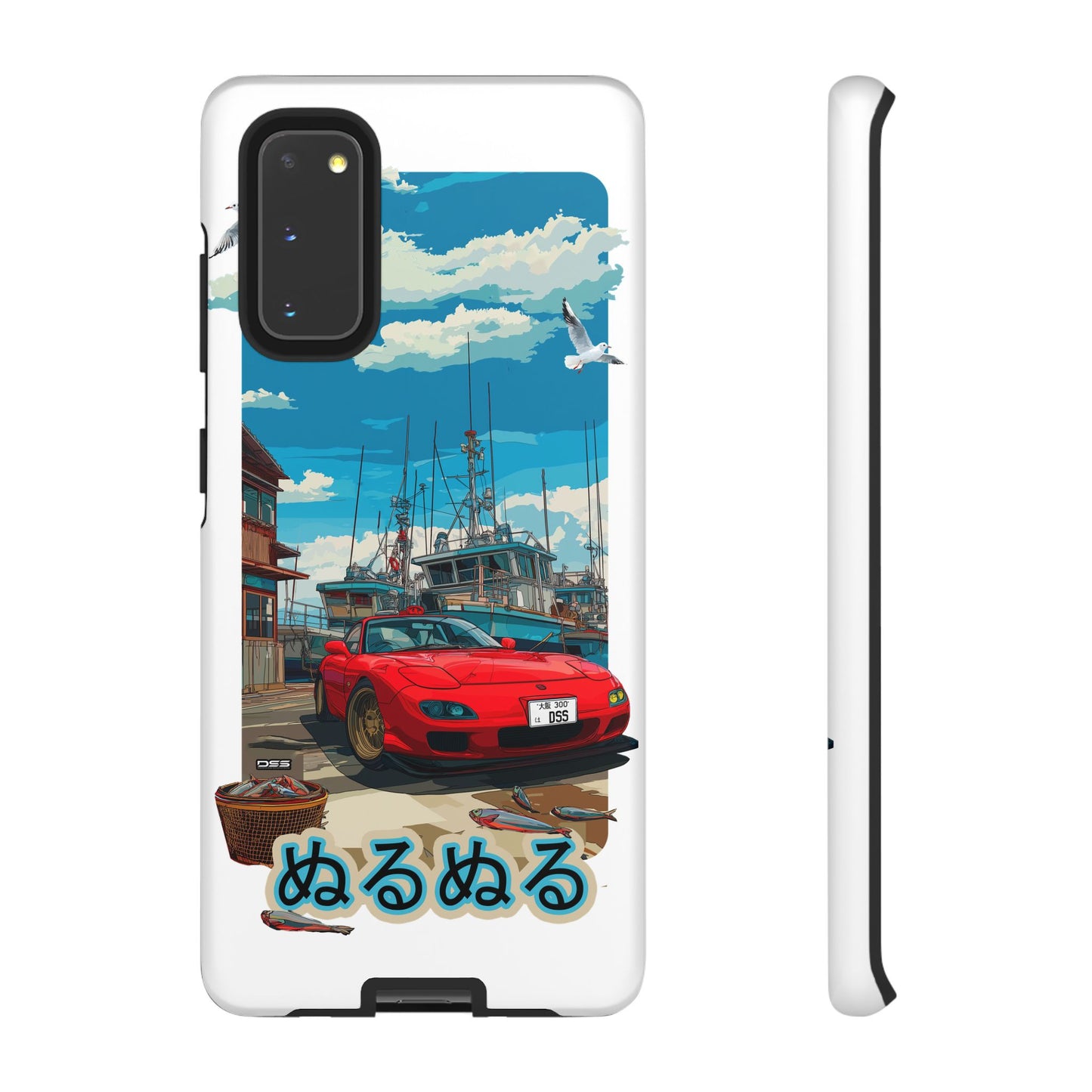 Mazda RX 7 Slippery Situation Nostalgic Car Phone Case - Tough Cases with Retro Vibe