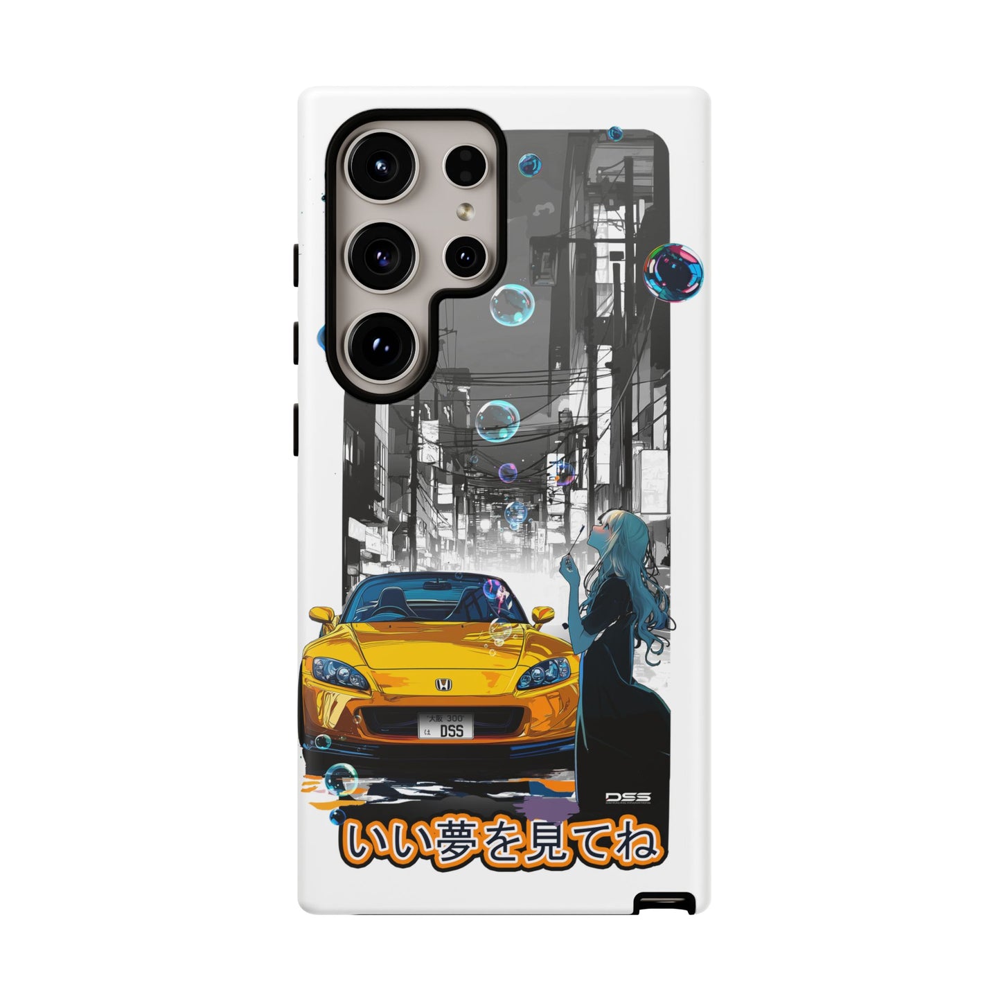 Honda S2000 SWEET DREAMS Nostalgic Car Phone Case - Tough Cases with Retro Vibe