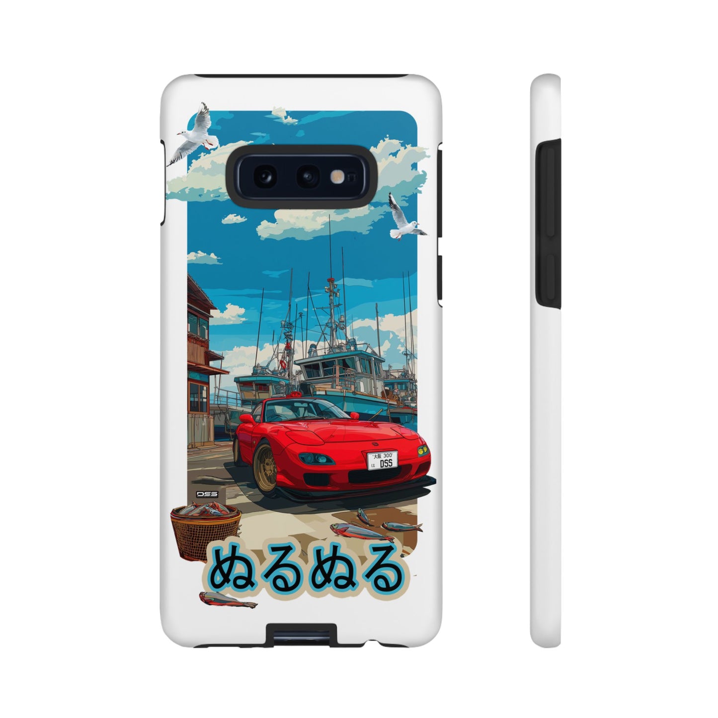 Mazda RX 7 Slippery Situation Nostalgic Car Phone Case - Tough Cases with Retro Vibe
