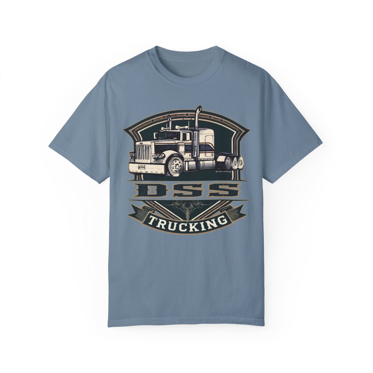 DSS Trucking Vintage T-Shirt | PETE MEMORIES | Perfect Gift for Truck Drivers, Casual Wear, Road Trip, Outdoor, Unisex Design