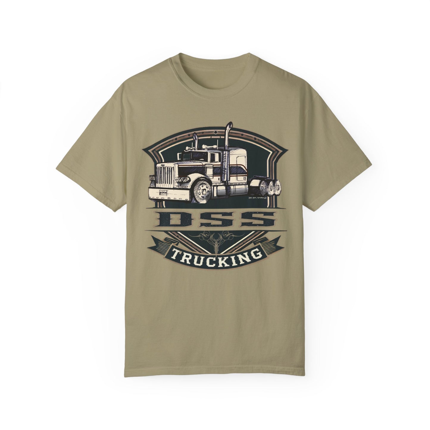DSS Trucking Vintage T-Shirt | PETE MEMORIES | Perfect Gift for Truck Drivers, Casual Wear, Road Trip, Outdoor, Unisex Design