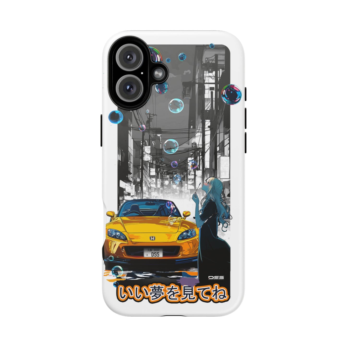 Honda S2000 SWEET DREAMS Nostalgic Car Phone Case - Tough Cases with Retro Vibe