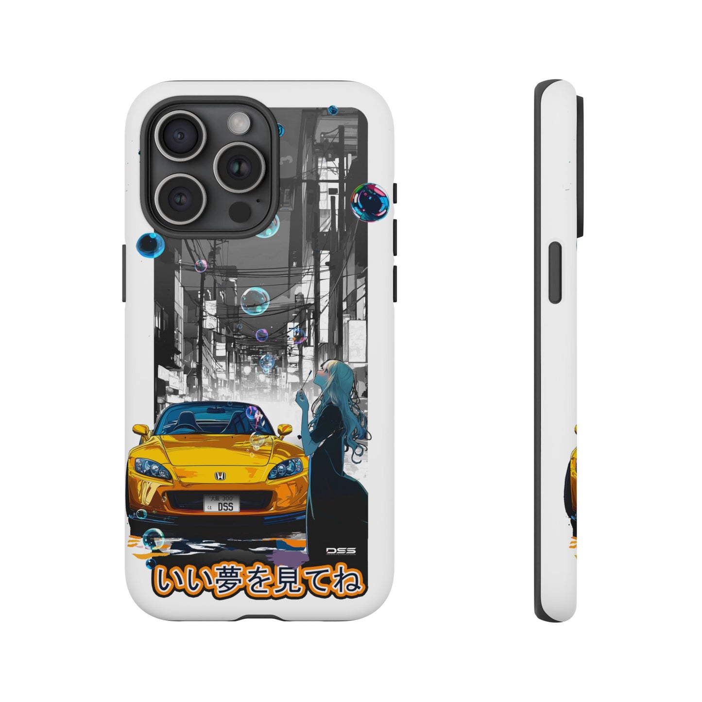 Honda S2000 SWEET DREAMS Nostalgic Car Phone Case - Tough Cases with Retro Vibe