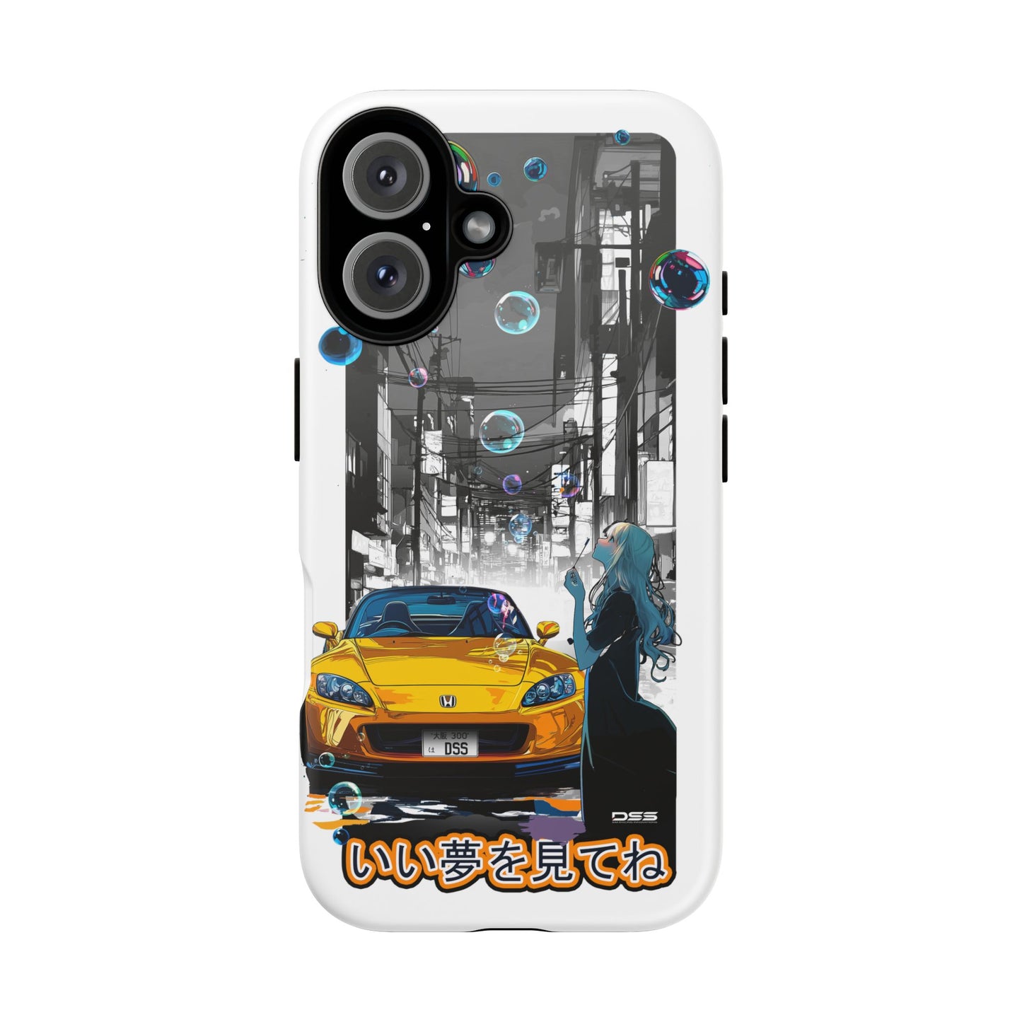 Honda S2000 SWEET DREAMS Nostalgic Car Phone Case - Tough Cases with Retro Vibe