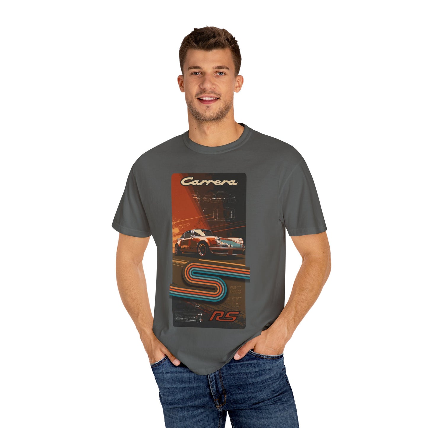 PORSCHE Carrera RS Technically a Dream T-shirt | RS 2.7 | Retro T-shirt, Cool Graphic Tee, Gift for Car Enthusiasts