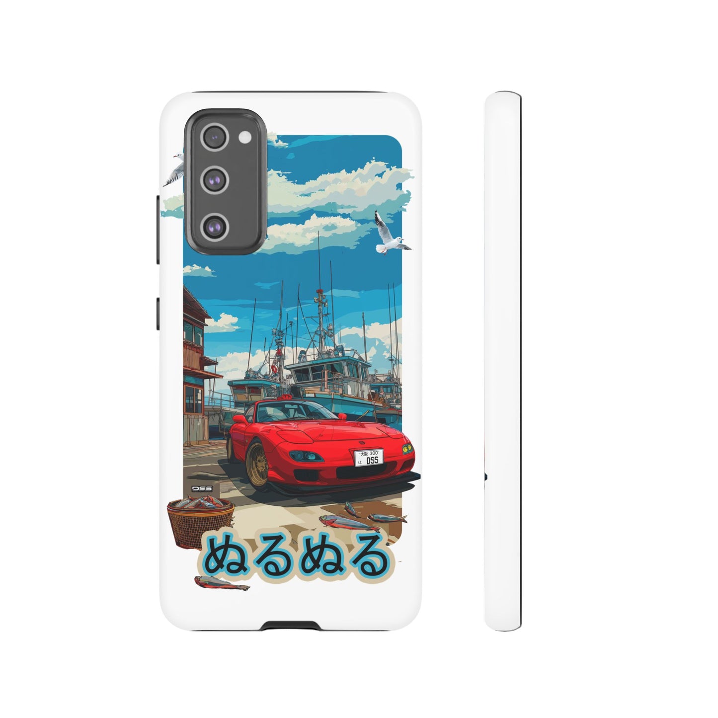 Mazda RX 7 Slippery Situation Nostalgic Car Phone Case - Tough Cases with Retro Vibe