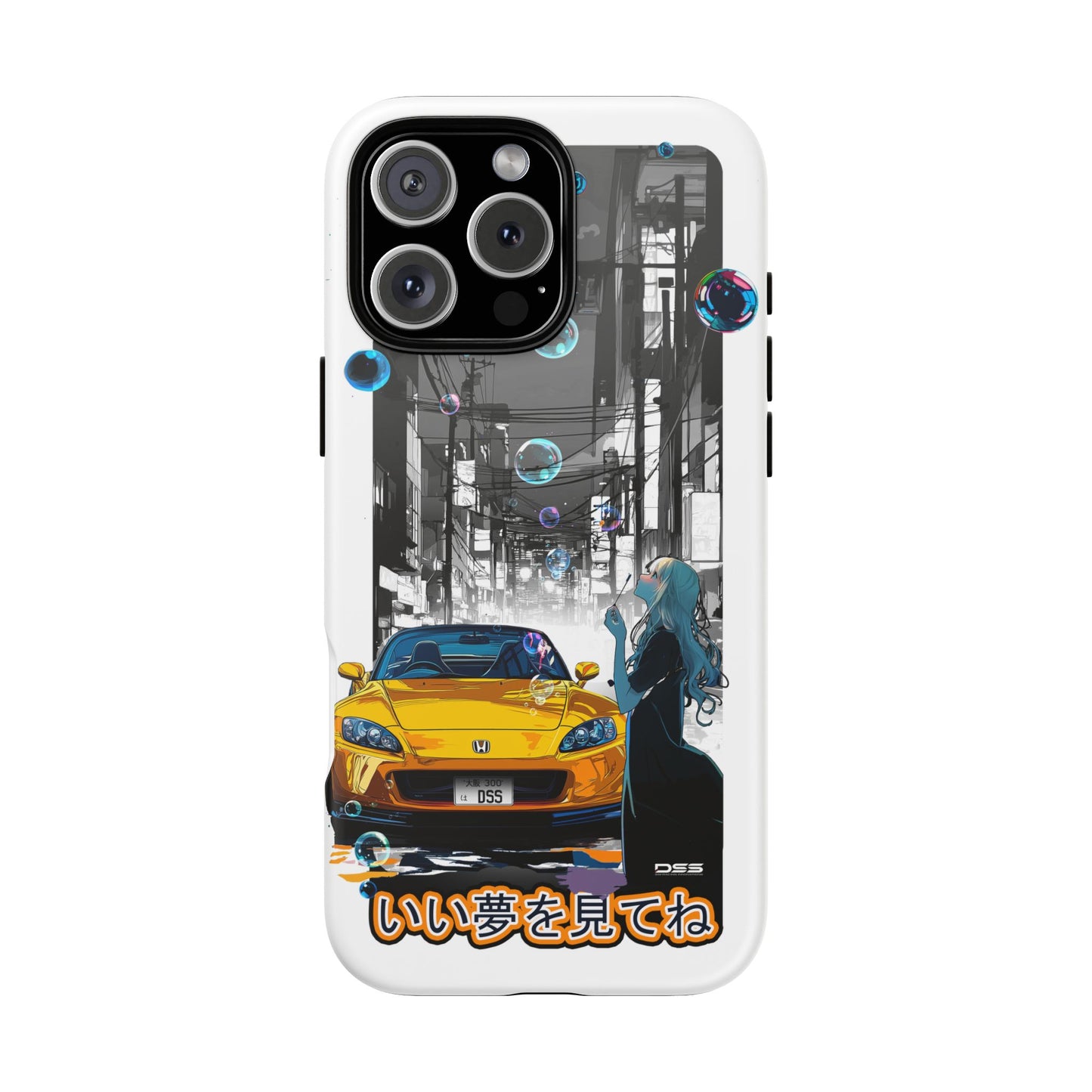 Honda S2000 SWEET DREAMS Nostalgic Car Phone Case - Tough Cases with Retro Vibe