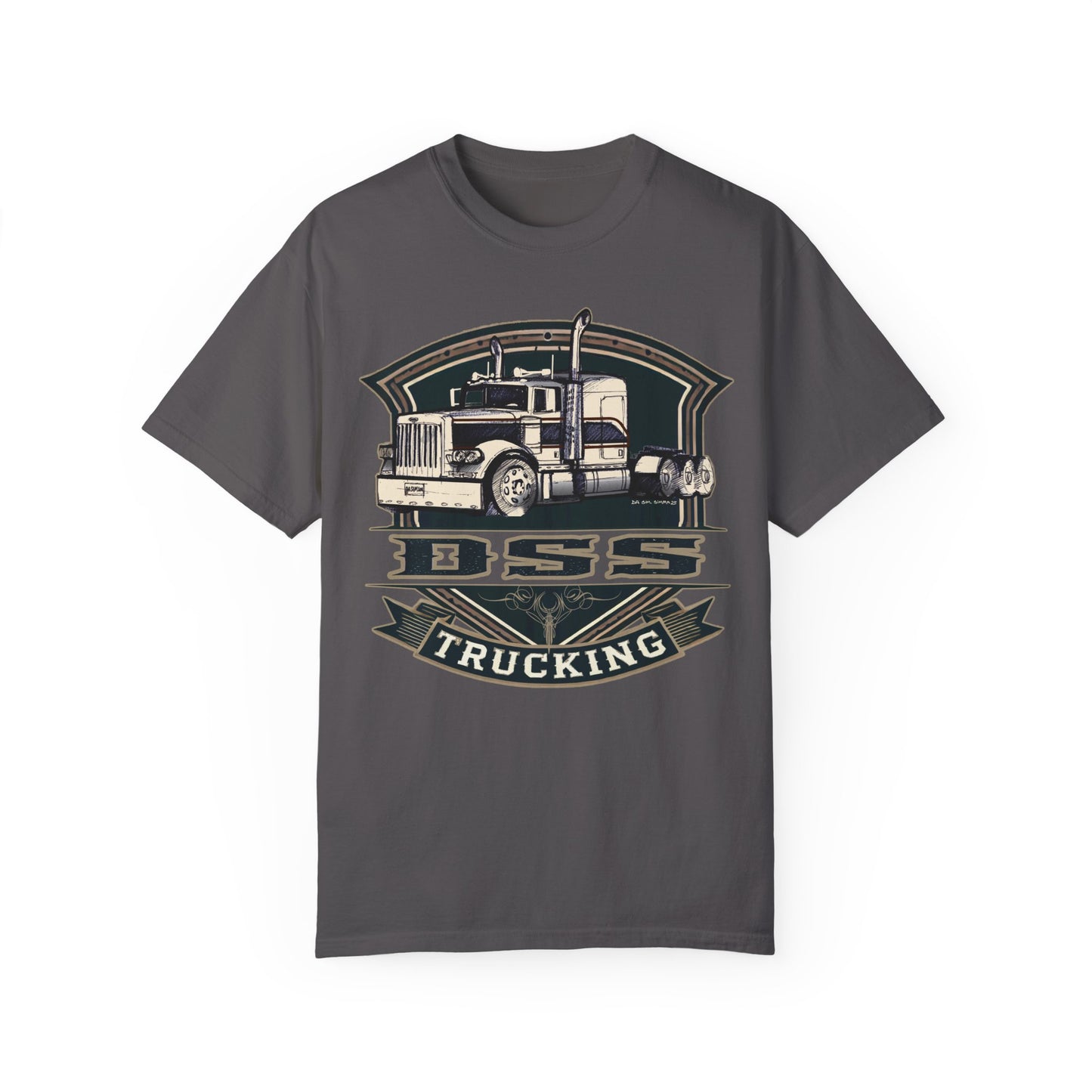 DSS Trucking Vintage T-Shirt | PETE MEMORIES | Perfect Gift for Truck Drivers, Casual Wear, Road Trip, Outdoor, Unisex Design