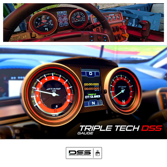 Sim Racing Dashboard DDU | Triple Screen Gauge Touch Screen |