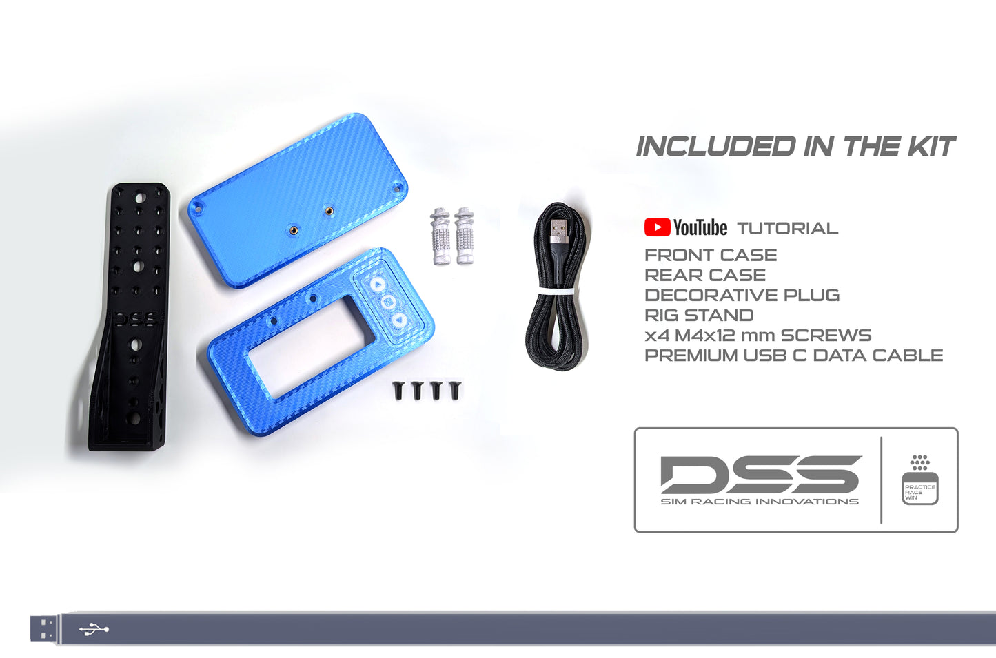 DIY Lap Timer Case Kit for 4" Vocore Screen | Complete Tutorial, Enclosure, USB Cable & Mounting Bracket