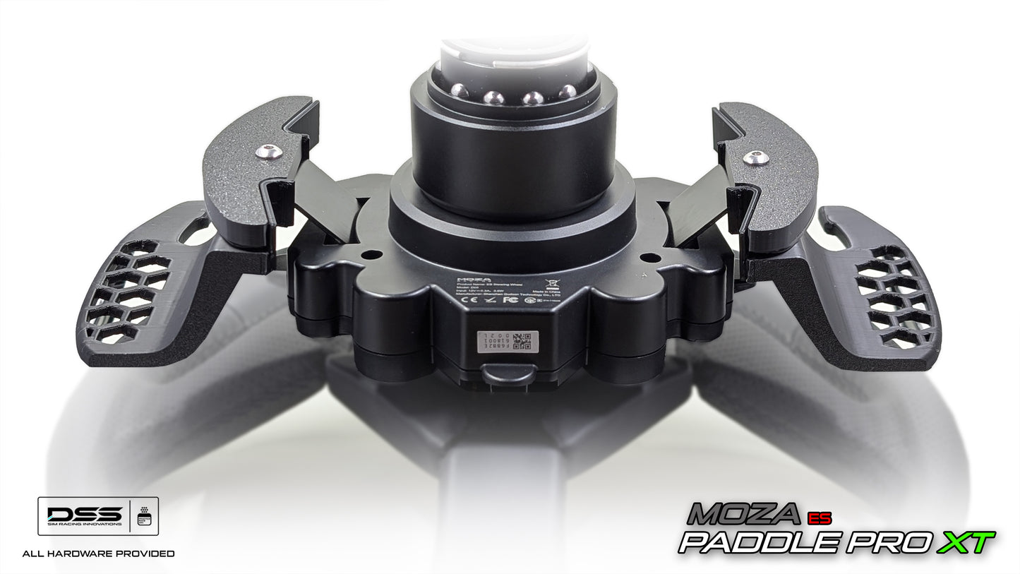 Shift Paddle Extenders for Moza ES Rim | Stylish and Functional | PADDLEPRO XT