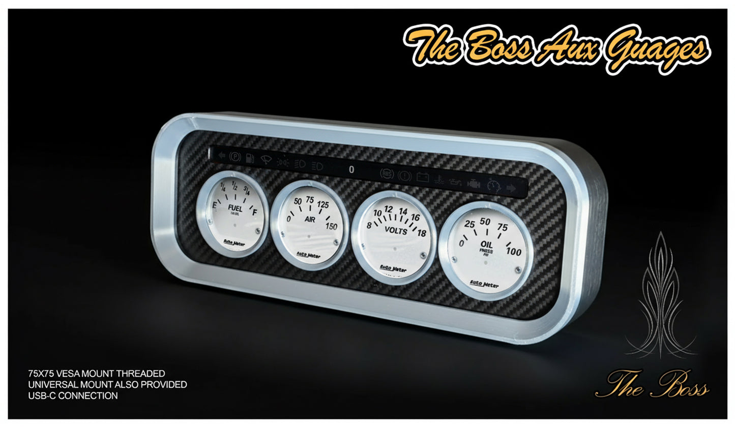 The BOSS Truck Gauge Display | HD Touch Screen Realistic Sim Truck Dashboard for ATS ETS2
