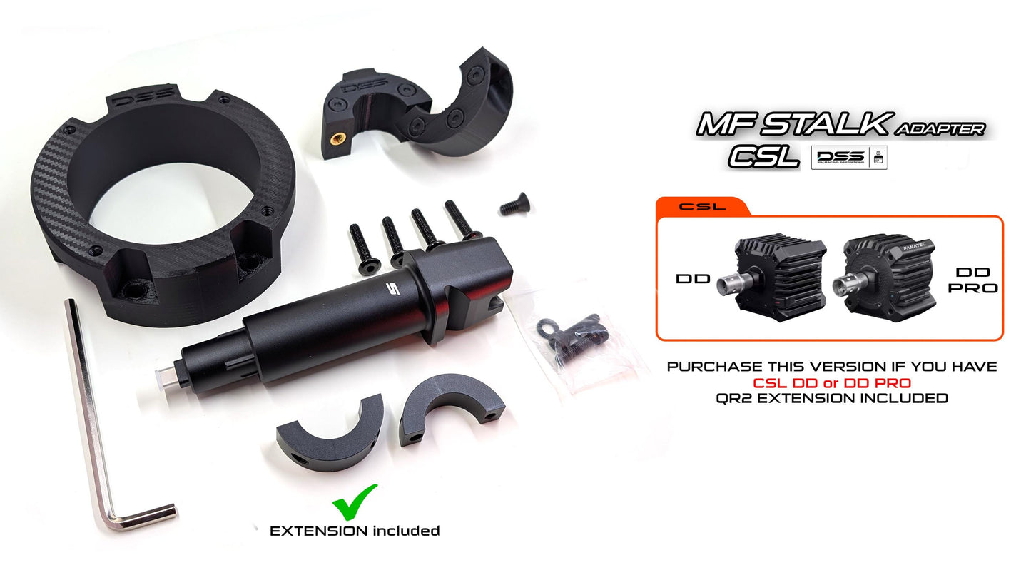 Moza Multi Function Stalk Adapter ! Works On Most FANATEC Wheel bases !!! Retains auto signal Cancelling !!! READ DESCRIPTION!!!