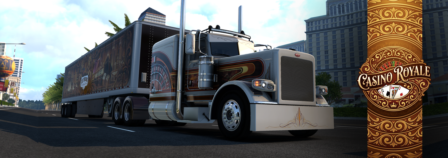 Casino Royale | Vintage Vegas Skin MOD for SCS 389 Pete & Ruda Glider ( TRUCK NOT INCLUDED)