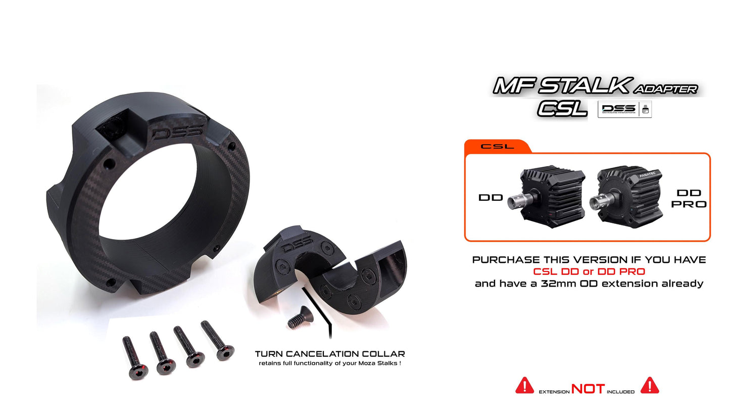 Moza Multi Function Stalk Adapter ! Works On Most FANATEC Wheel bases !!! Retains auto signal Cancelling !!! READ DESCRIPTION!!!
