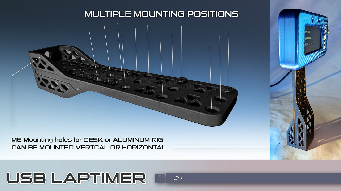 DIY Lap Timer Case Kit for 4" Vocore Screen | Complete Tutorial, Enclosure, USB Cable & Mounting Bracket