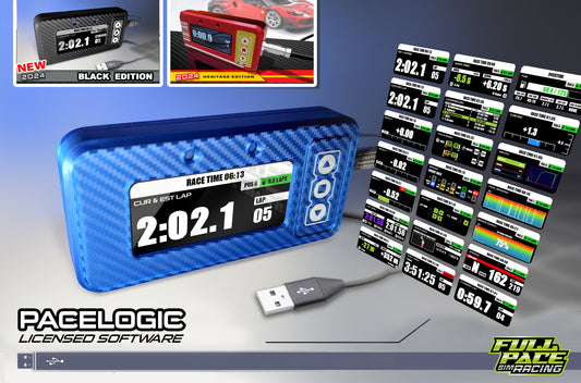 PACELOGIC Lap Timer with Bracket | 4in Touch Screen | Fully licensed PACELOGIC software | Immense amounts of telemetry data !!!