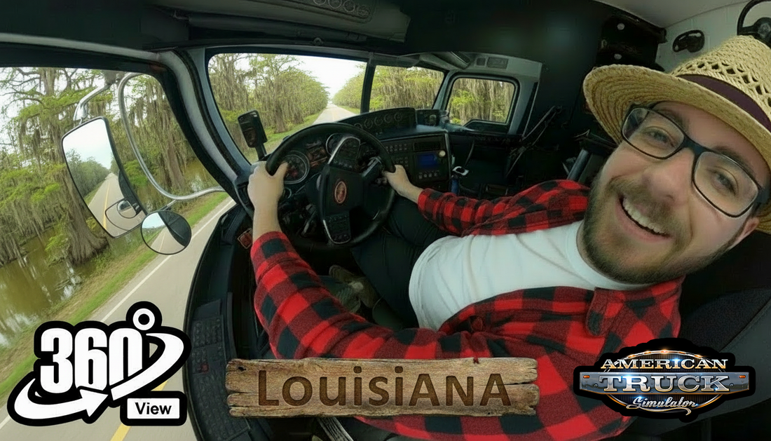 Exploring the New Louisiana DLC in Full 360° — A Chill Drive Through the Pelican State