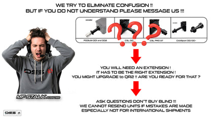 Moza Multi Function Stalk Adapter ! Works On Most FANATEC Wheel bases !!! Retains auto signal Cancelling !!! READ DESCRIPTION!!!