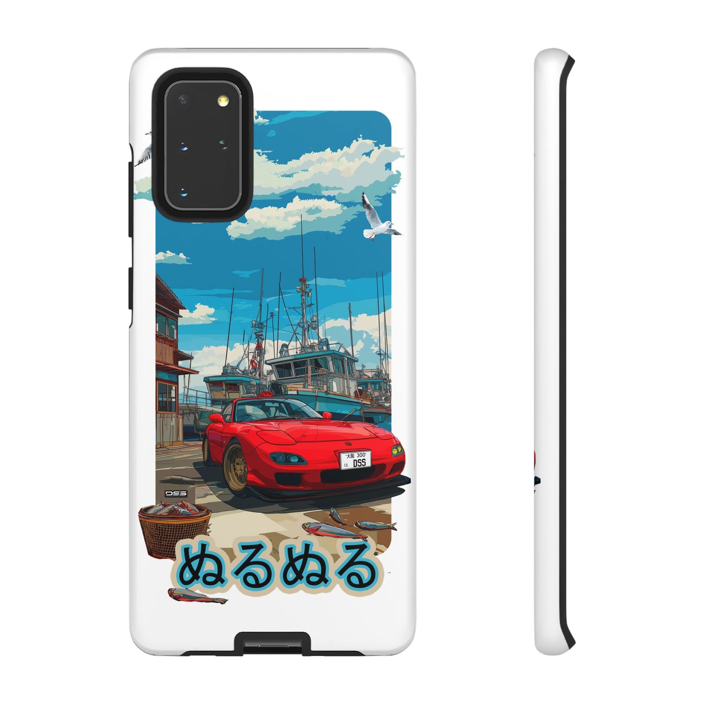 Mazda RX 7 Slippery Situation Nostalgic Car Phone Case - Tough Cases with Retro Vibe