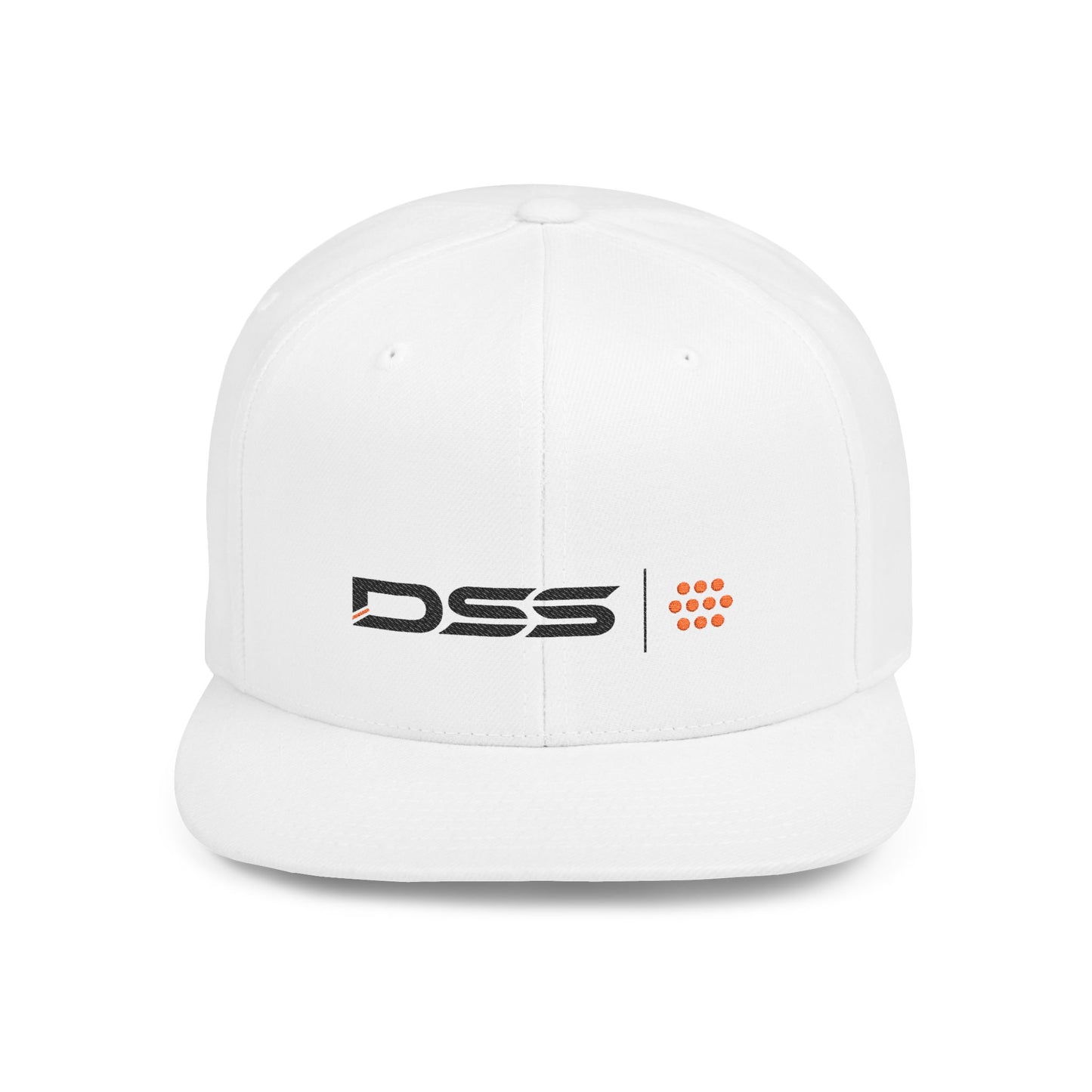 DSS TECH Stylish Flat Bill Snapback Hat with DSS Logo