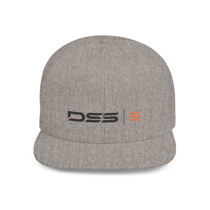 DSS TECH Stylish Flat Bill Snapback Hat with DSS Logo