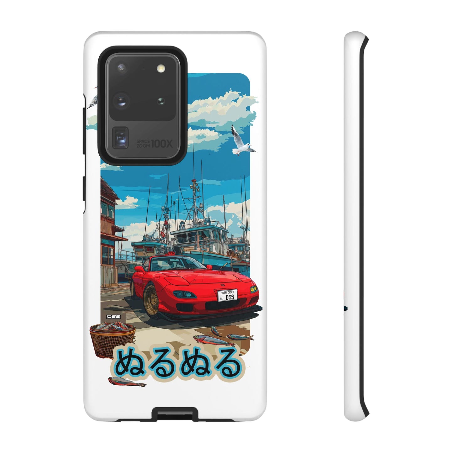 Mazda RX 7 Slippery Situation Nostalgic Car Phone Case - Tough Cases with Retro Vibe