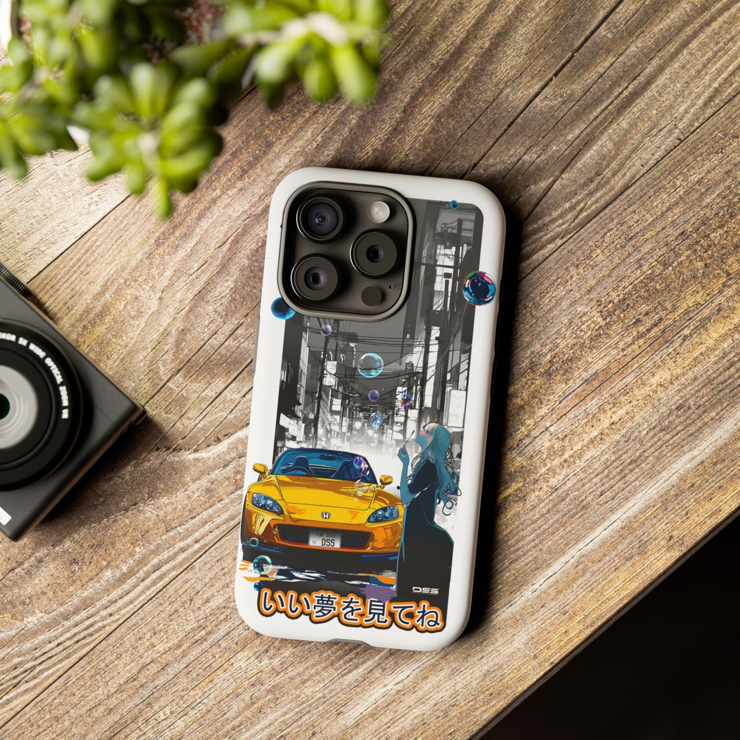 Honda S2000 SWEET DREAMS Nostalgic Car Phone Case - Tough Cases with Retro Vibe