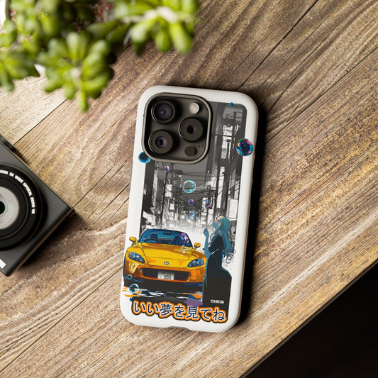 Honda S2000 SWEET DREAMS Nostalgic Car Phone Case - Tough Cases with Retro Vibe