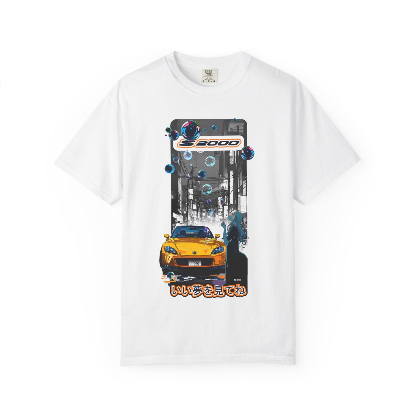 Honda S2000 SWEET DREAMS Graphic T-Shirt, Unisex Streetwear Tee, Vintage Aesthetic Shirt, Gift for Car Lovers, Cool Summer Fashion
