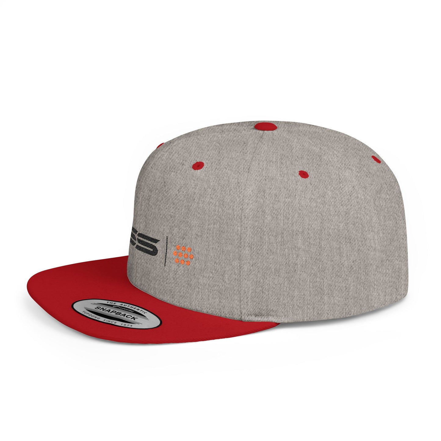 DSS TECH Stylish Flat Bill Snapback Hat with DSS Logo