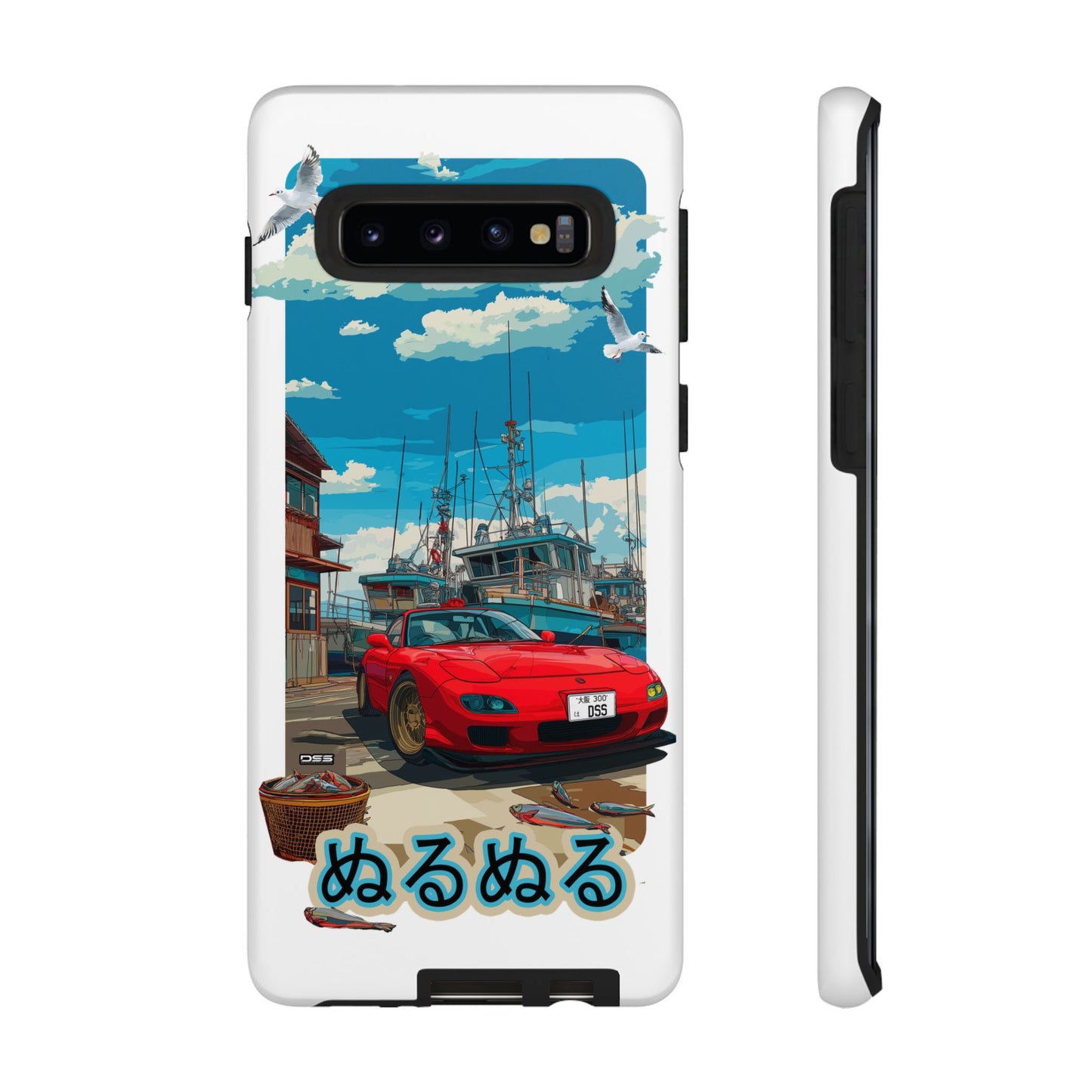 Mazda RX 7 Slippery Situation Nostalgic Car Phone Case - Tough Cases with Retro Vibe