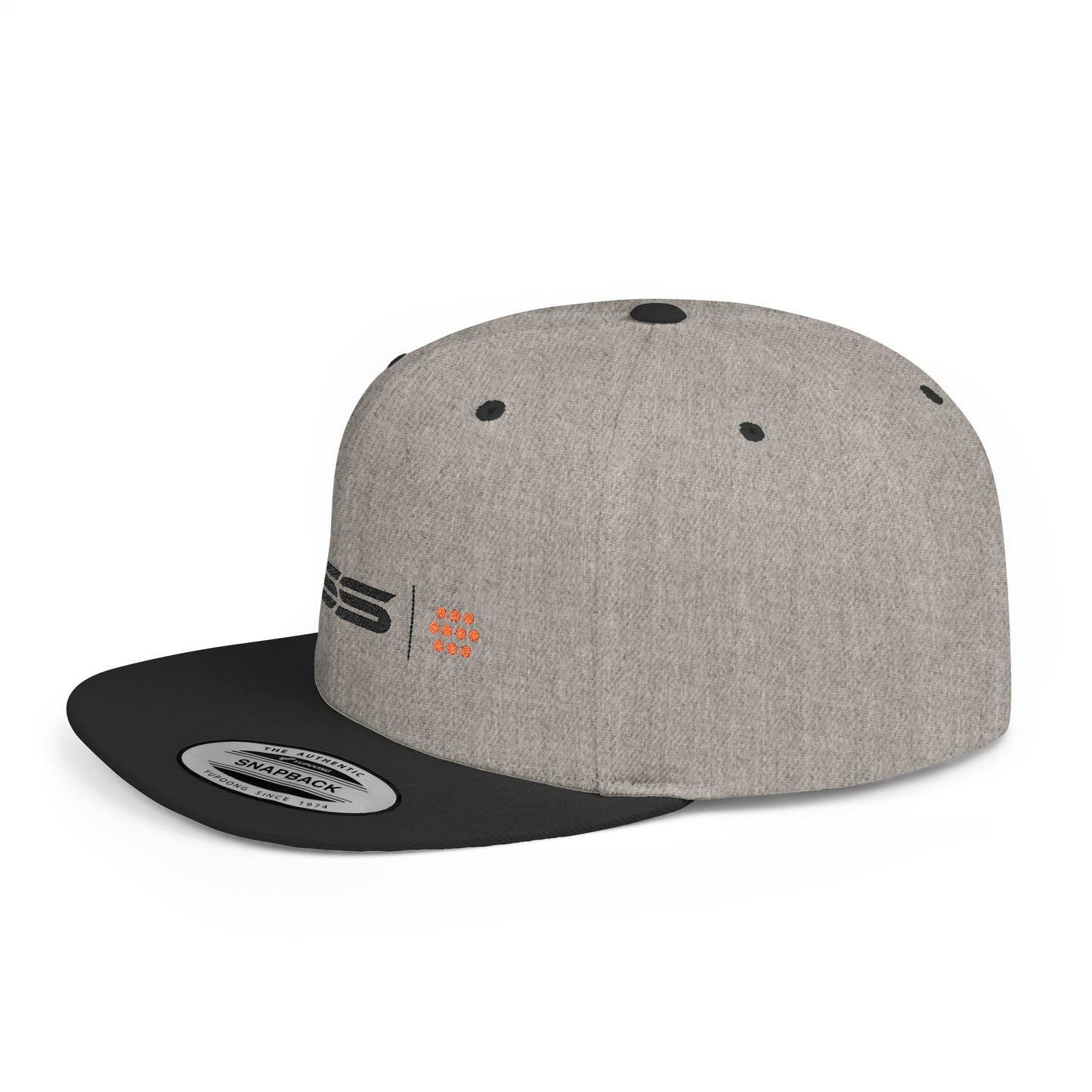 DSS TECH Stylish Flat Bill Snapback Hat with DSS Logo