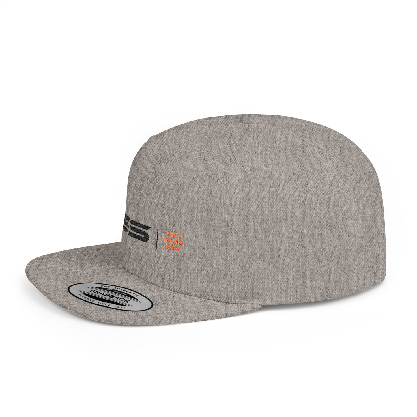 DSS TECH Stylish Flat Bill Snapback Hat with DSS Logo
