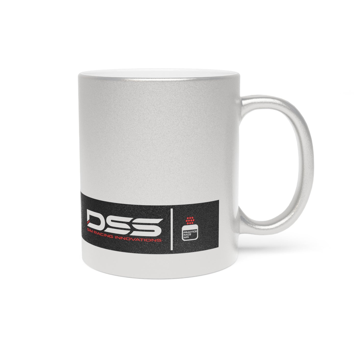 DSS Metallic Mug - Modern Silver/Gold Drinkware, Stylish Coffee Cup for Home/Office, Perfect Gift