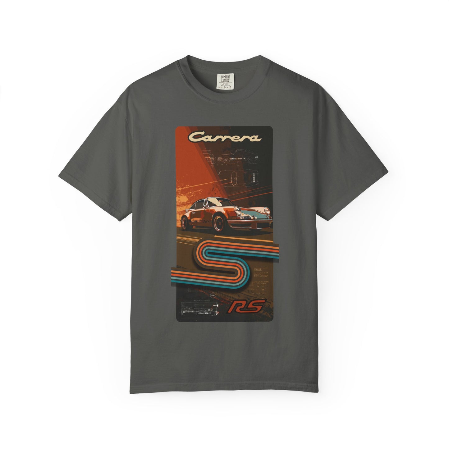 PORSCHE Carrera RS Technically a Dream T-shirt | RS 2.7 | Retro T-shirt, Cool Graphic Tee, Gift for Car Enthusiasts