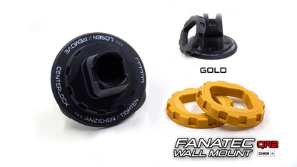 Fanatec QR2 Wall Mount | Race Car Center Lock Inspired | High Quality Stylish & Secure